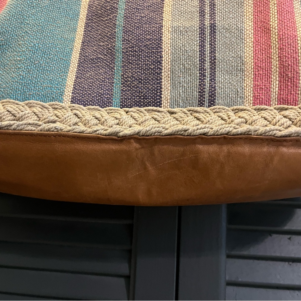 Tory Burch Jaden Baja Canvas Tote - Picture 5 of 10